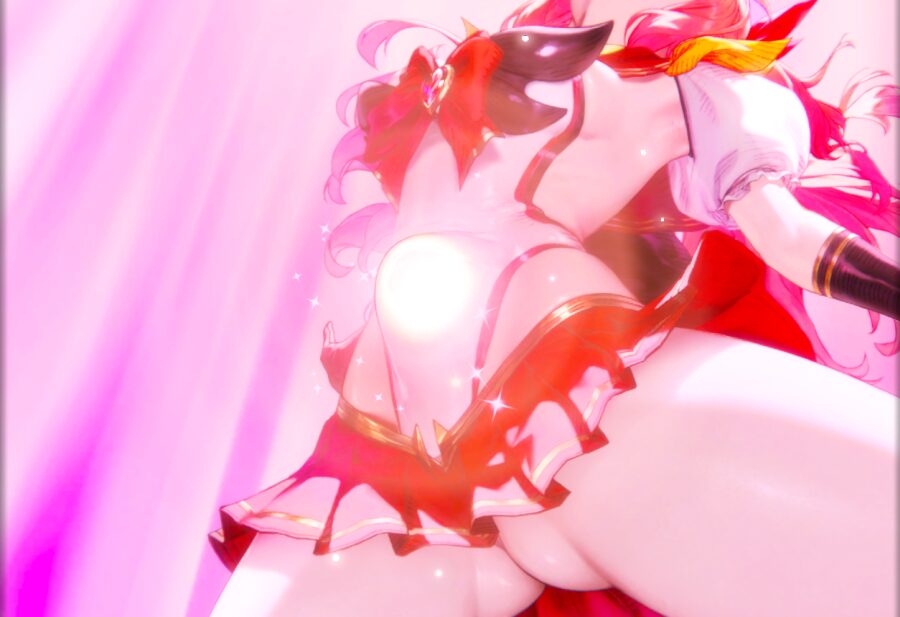 ブラウンダスト2のリベルタミラクルローズスキル演出5