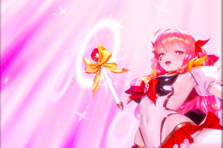 ブラウンダスト2のリベルタミラクルローズスキル演出ロッド