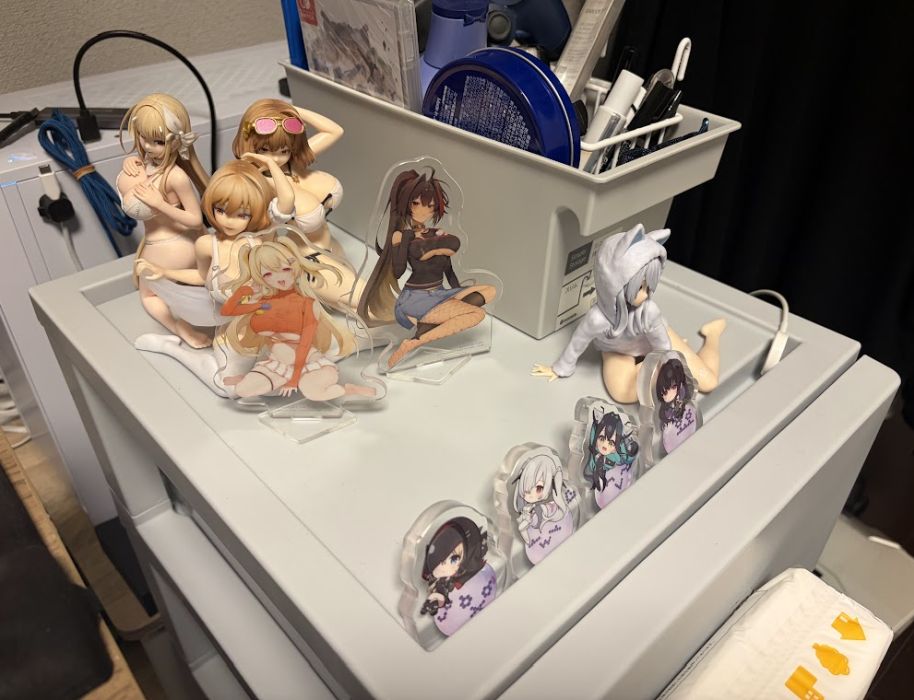 プラチェストの天板周り