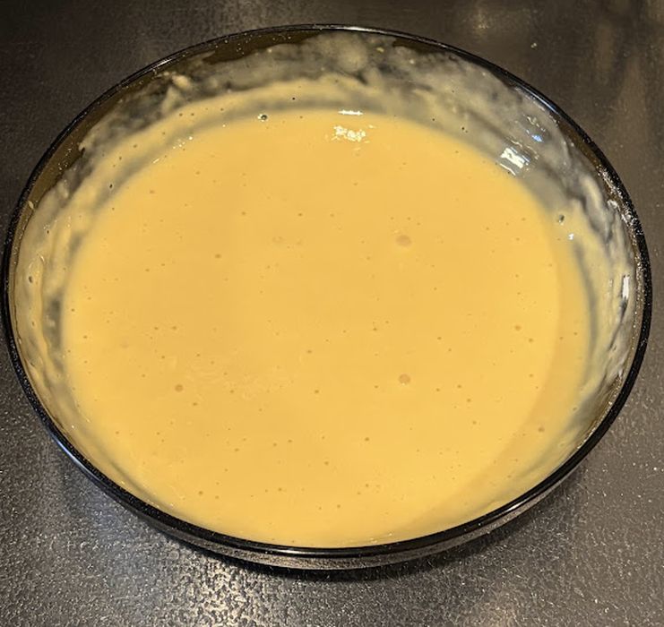 レンチン蒸しパン混ぜた後