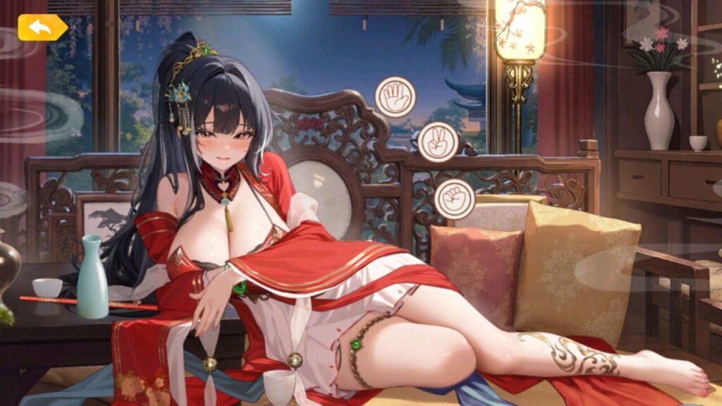 少女ウォーズの花嫁李白のミニゲーム