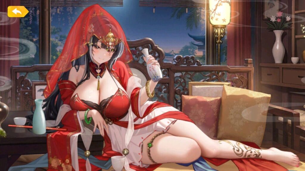 少女ウォーズの花嫁李白脱衣前