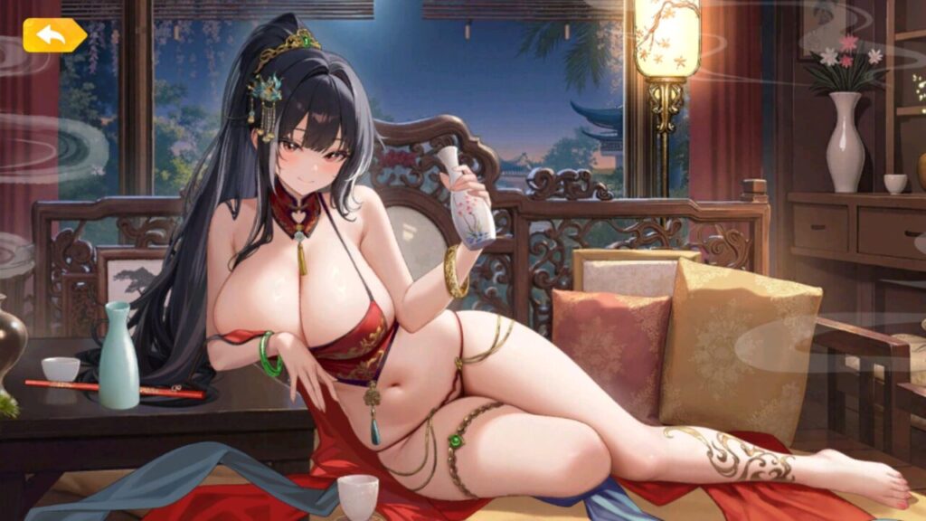 少女ウォーズの花嫁李白脱衣後