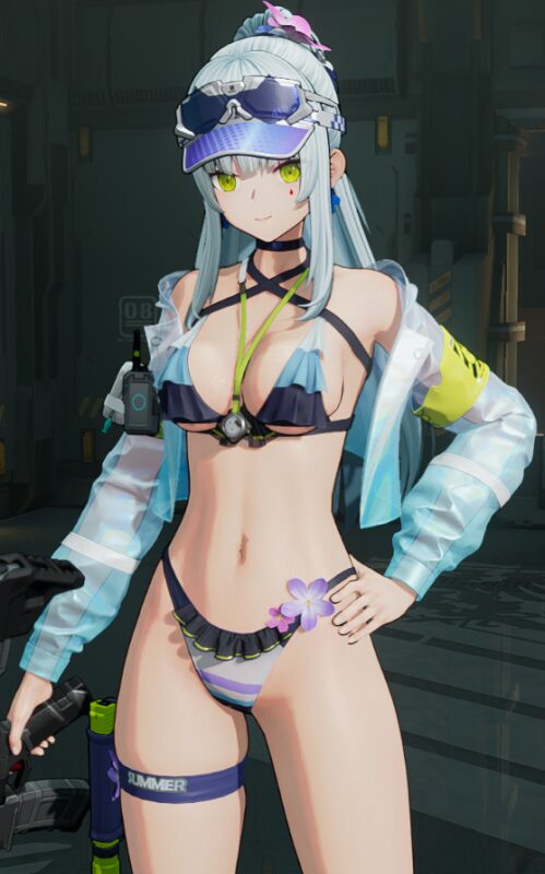 ドルフロ2のクルカイの水着スキン三角