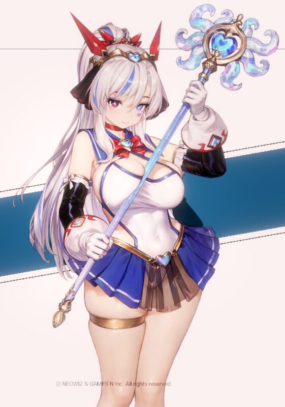 ブラウンダスト2の魔法少女マモニル変身おっぱい