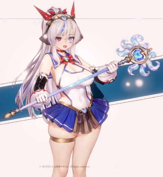 ブラウンダスト2の魔法少女マモニル変身後