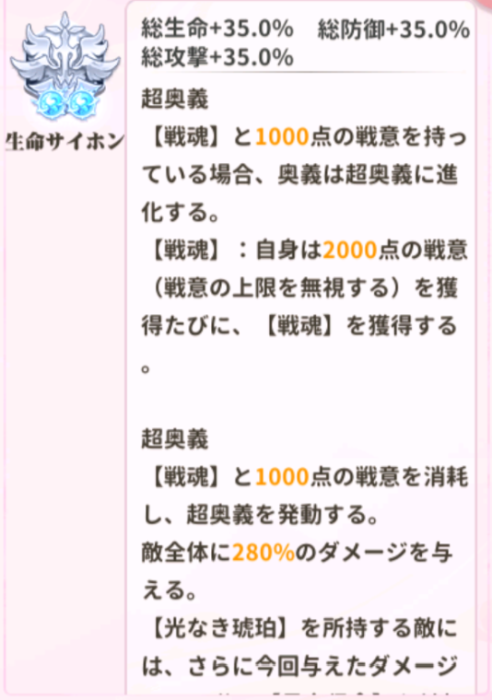 少女ウォーズのオベロン閃超進化レベル2