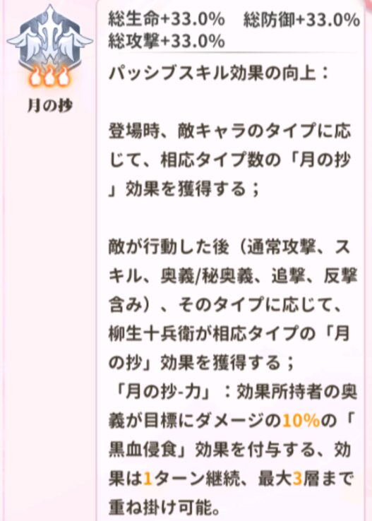 少女ウォーズの柳生十兵衛の火炎レベル3
