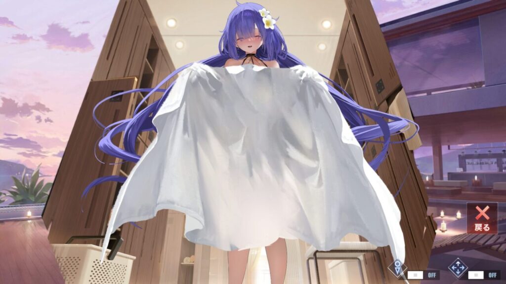 アズールレーンのモガドールスキンシーツ