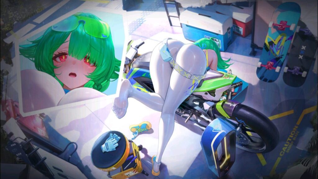ダイブロスコアのクレステッドのスキンお尻ポーズ