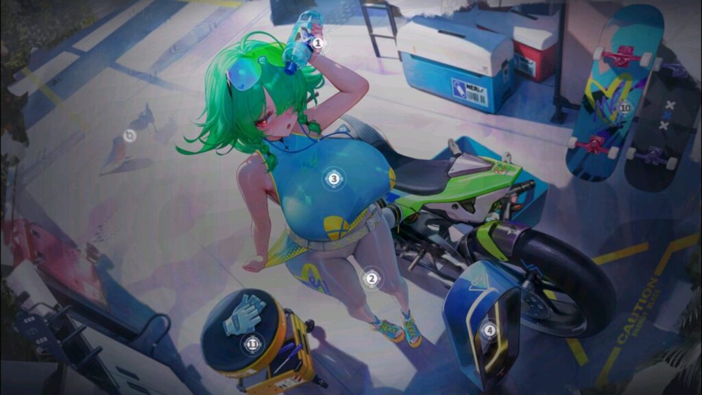 ダイブロスコアのクレステッドのスキンのギミック