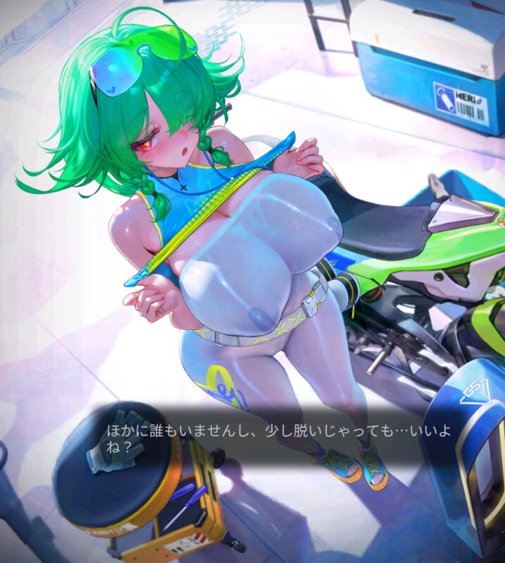ダイブロスコアのクレステッドのスキン送風機タップ後
