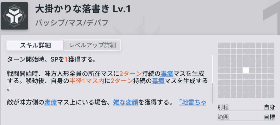 ドルフロ2のバスティのパッシブスキル
