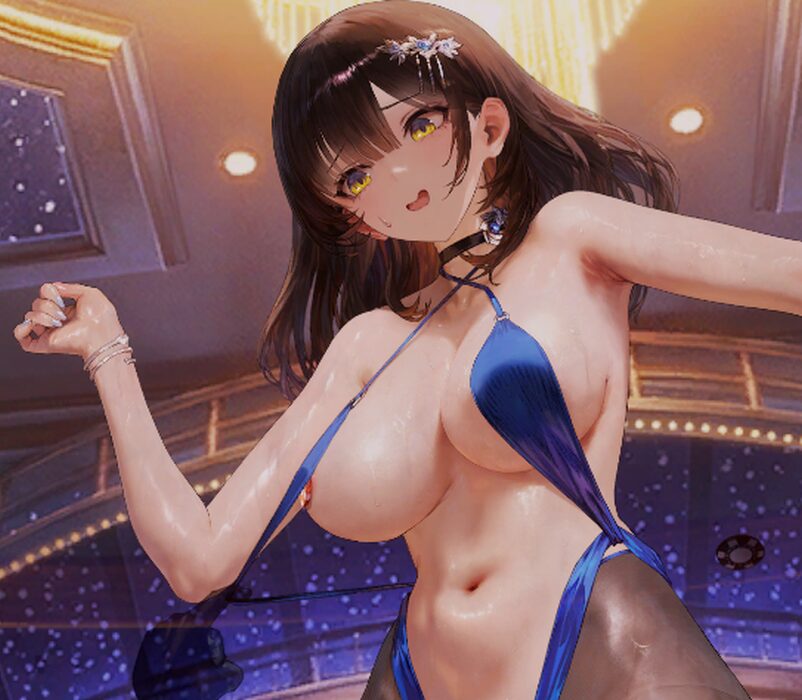 ブラウンダスト2のシェラザードのインタラクションおっぱいスワイプ