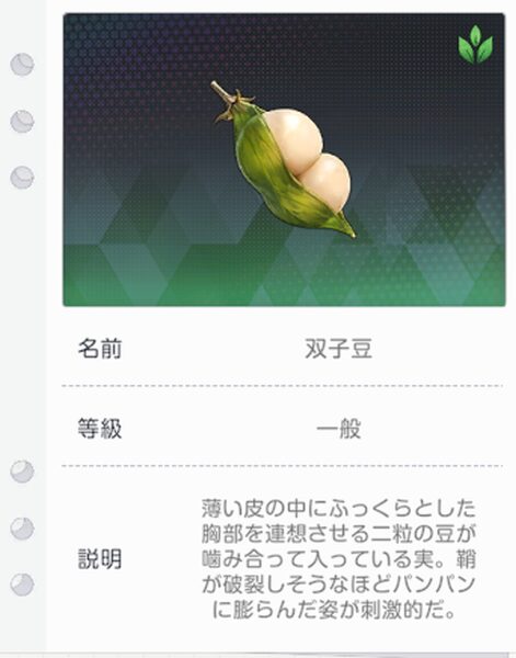 ブラウンダスト2の双子豆