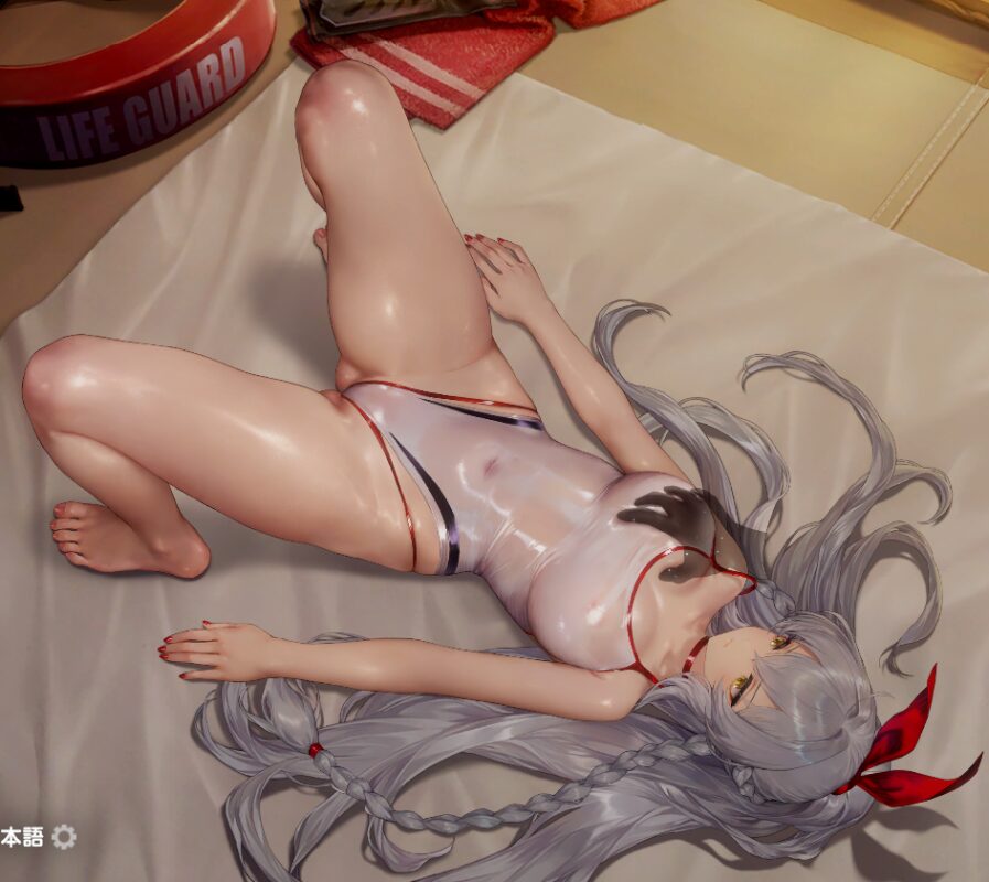 ブラウンダスト2の水着グランヒルトインタラクションおっぱい