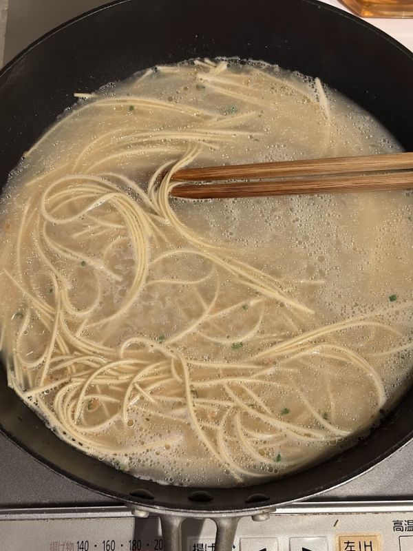 マルタイの棒ラーメンゆで