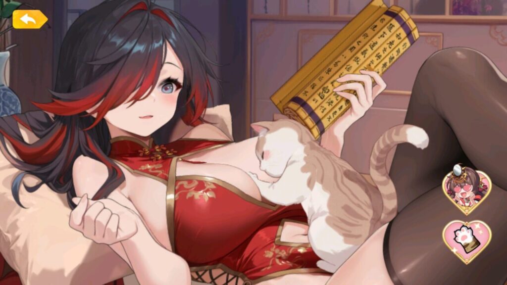 少女ウォーズの劉邦の下着おっぱい