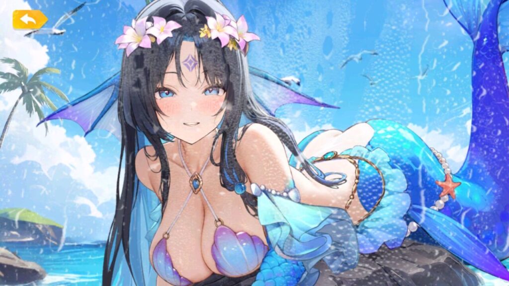少女ウォーズの花嫁八百比丘尼手をタップ