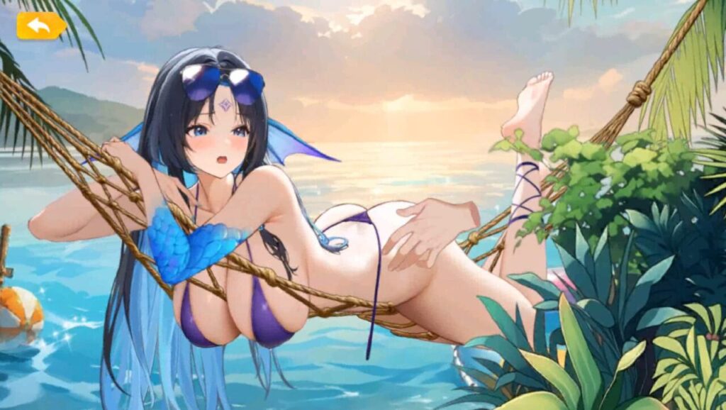 少女ウォーズの花嫁八百比丘尼限定衣装お尻1