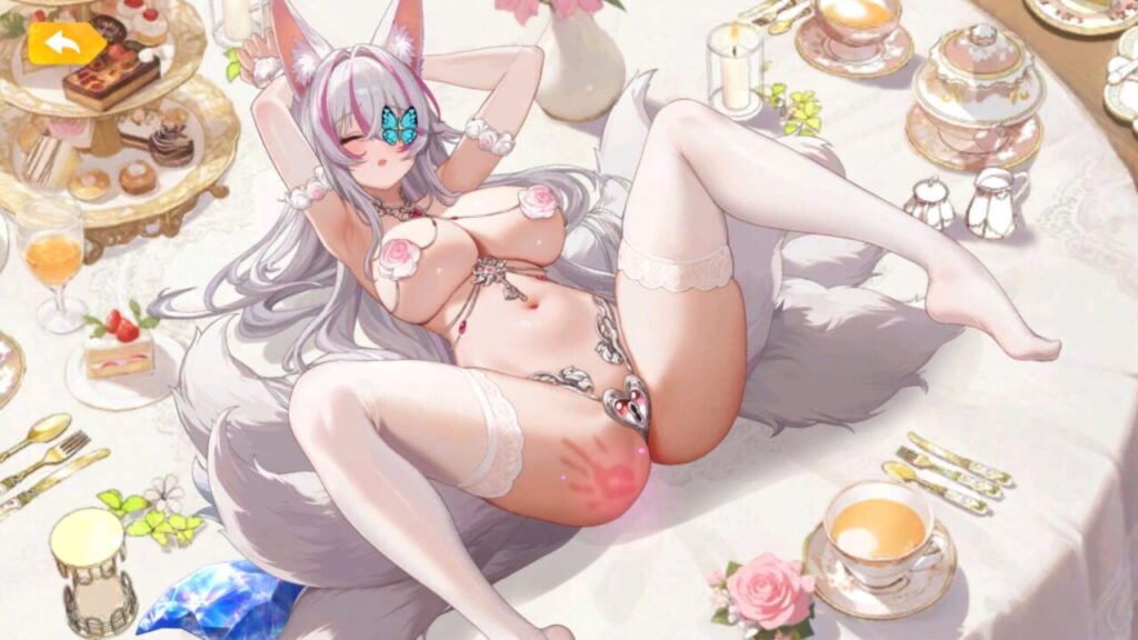 少女ウォーズの花嫁玉藻前の限定衣装お尻