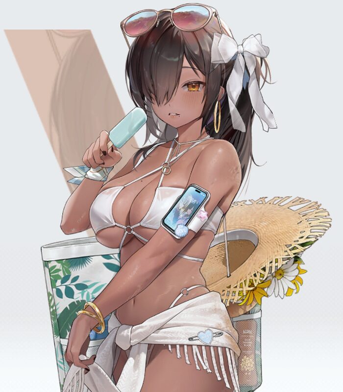NIKKEのナガ水着衣装おっぱい