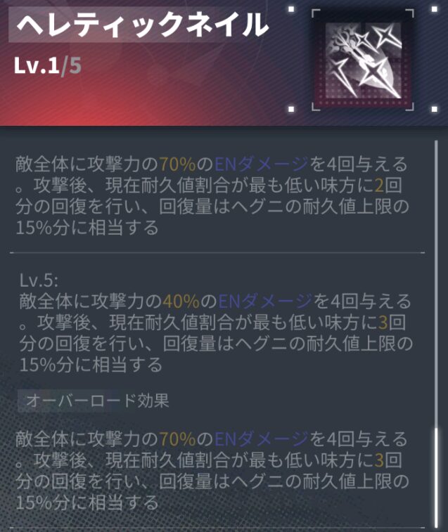 ダイブロスコアのヘグニ究極スキル