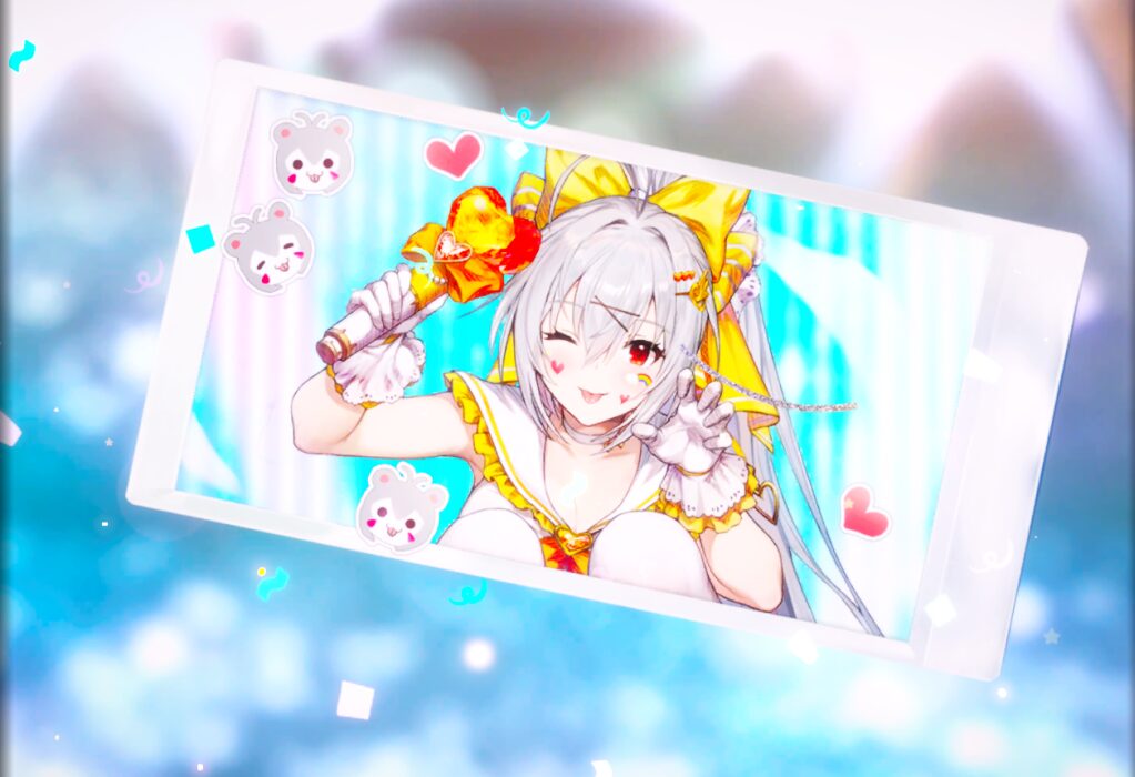 ブラウンダスト2のアイドルユリスキル演出2