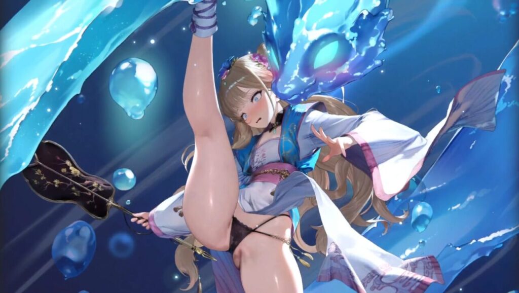 ブラウンダスト2の天守の継承者グレイシアスキル演出2