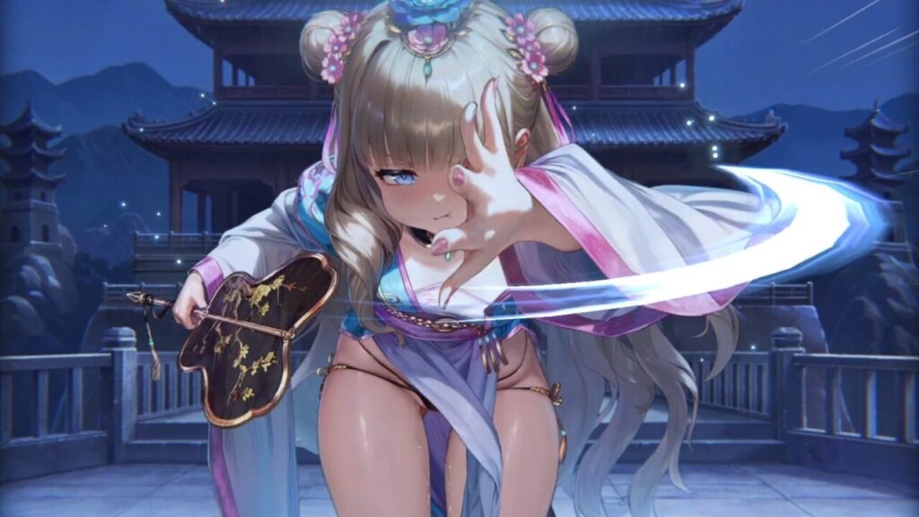 ブラウンダスト2の天守の継承者グレイシアスキル演出4
