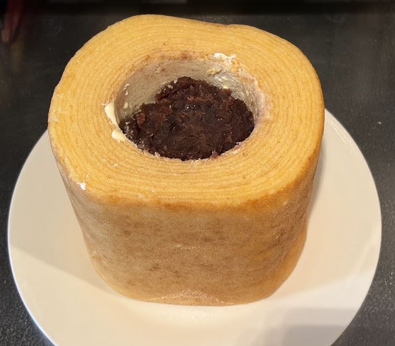誕生日バームクーヘンケーキの完成