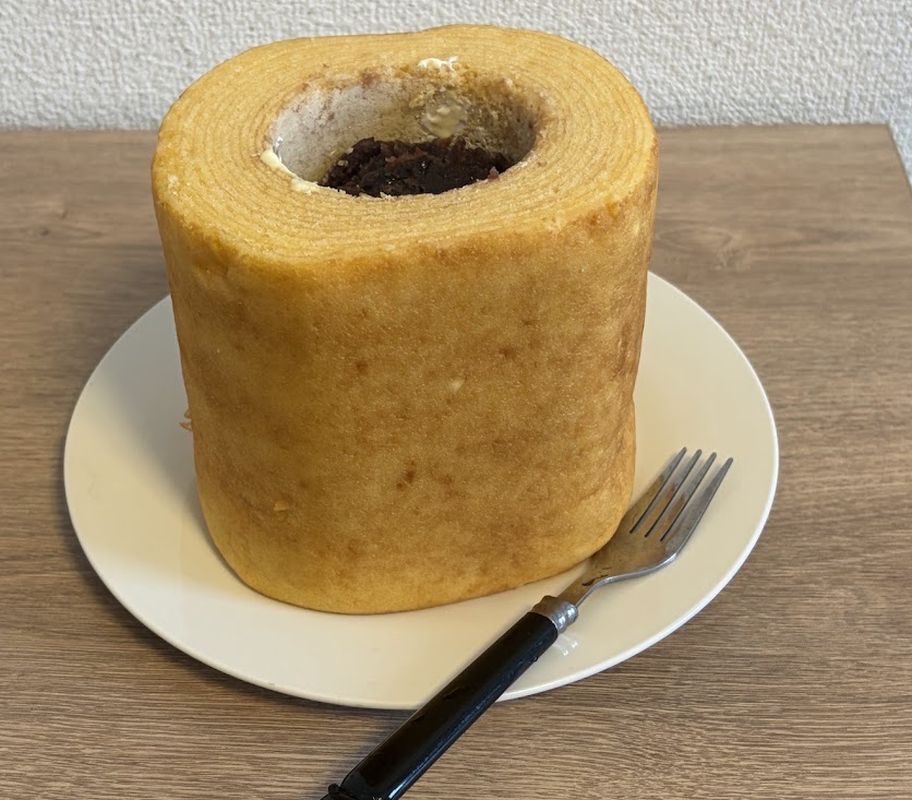 誕生日バームクーヘンケーキ食べ方