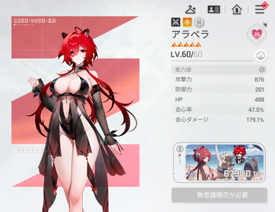 カオスゼロナイトメアのアラベラの評価とスキル性能