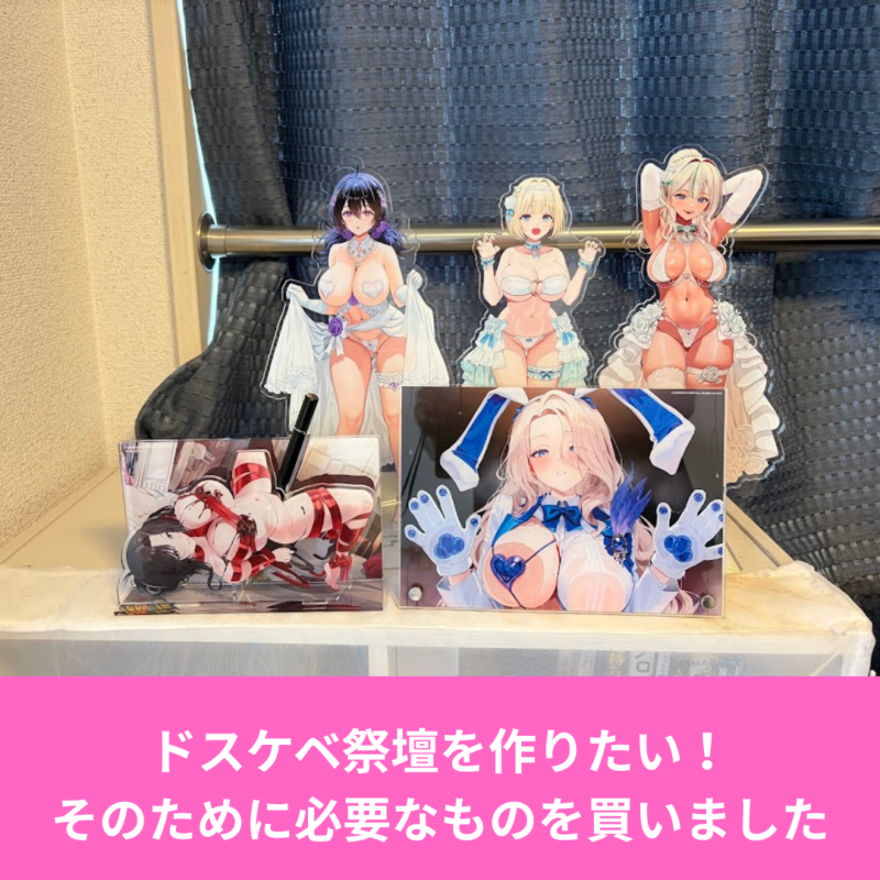 ドスケベ祭壇を作りたい！そのために必要なものを買おう！