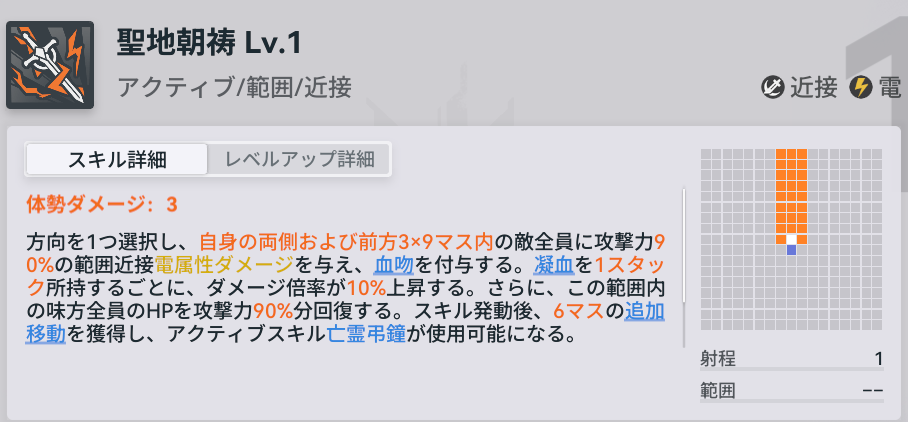 ドルフロ2のセクスタンスのスキル1