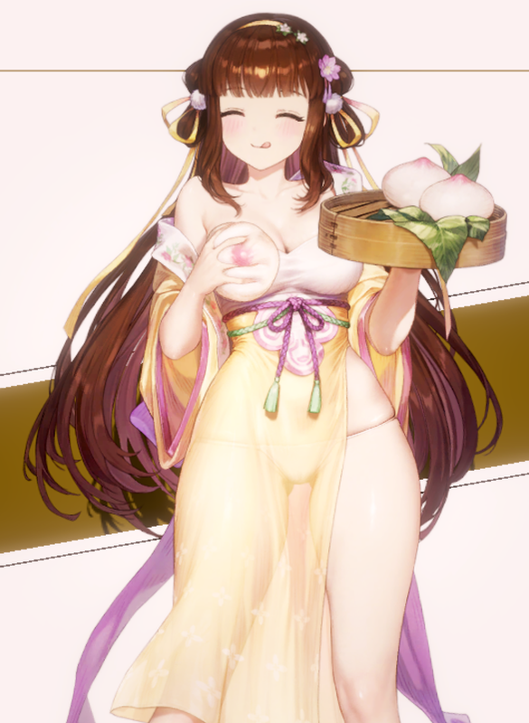 ブラウンダスト2の店員ヘレナおっぱい饅頭