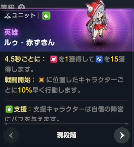 ブラウンダスト2の死魂の盤赤ずきんルゥ