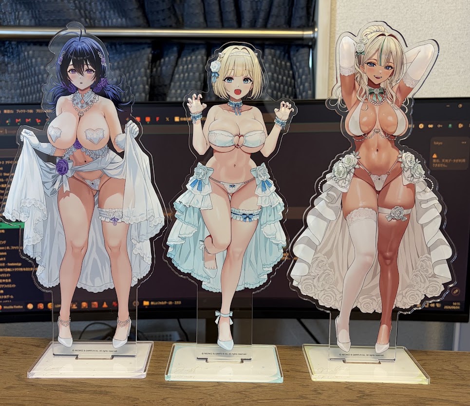 ブラウンダスト2の水着ウェディング大きさ
