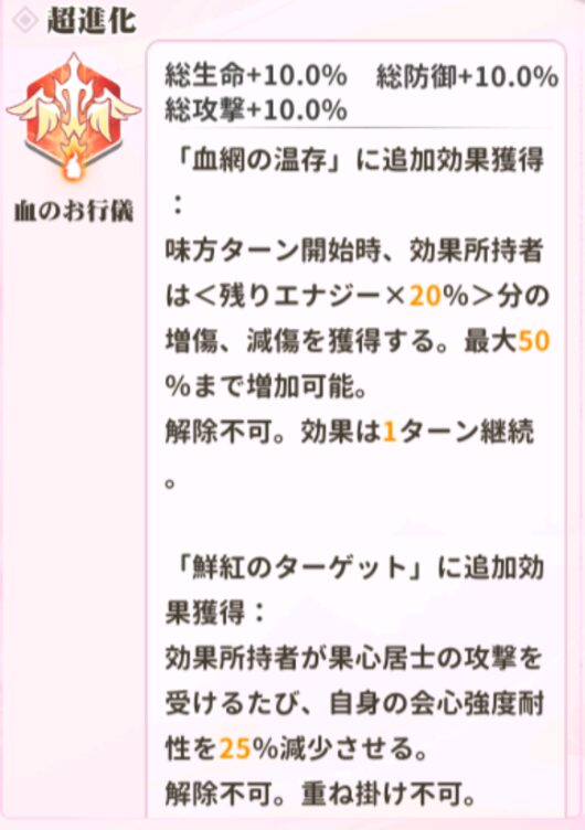 少女ウォーズの果心居士の火炎レベル1