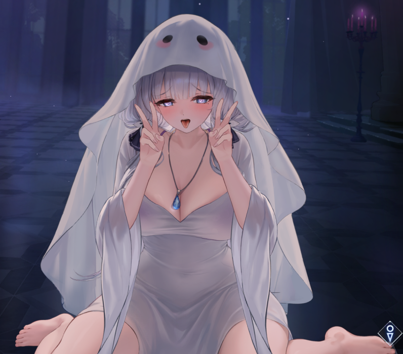 アズレンのイラストリアスのスキン舌出し2