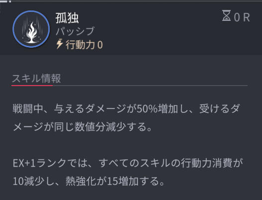 ホライゾンウォーカーのガルードのパッシブスキル2