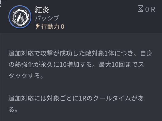 ホライゾンウォーカーのガルードのパッシブスキル3