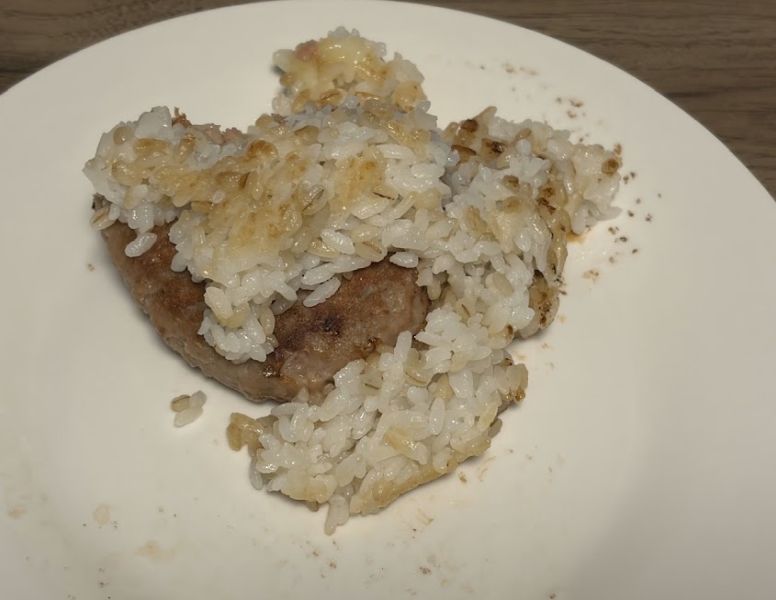 ライスバーガーボロボロ