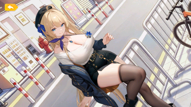 少女ウォーズの花嫁スカアハ脱衣前
