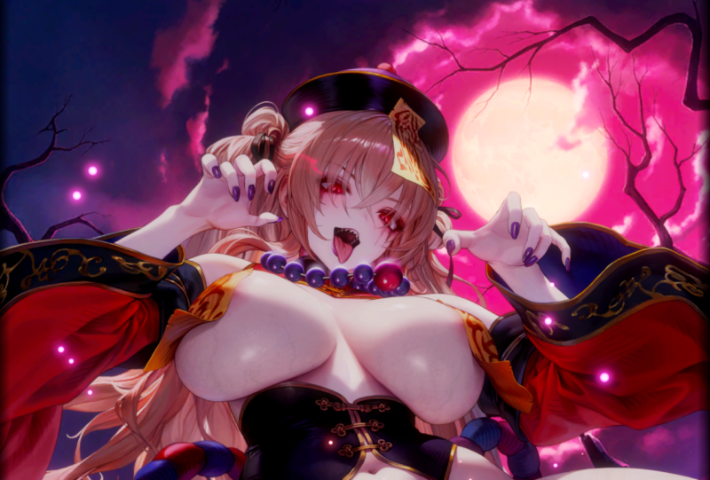 ブラウンダスト2のハロウィンアクィラスキル演出6