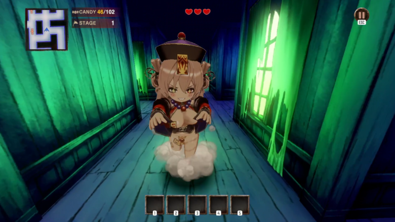 ブラウンダスト2のミニゲームマンションランナウェイ追跡者