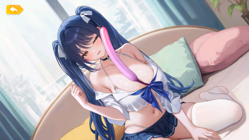 少女ウォーズの花嫁稲姫の頭タップ