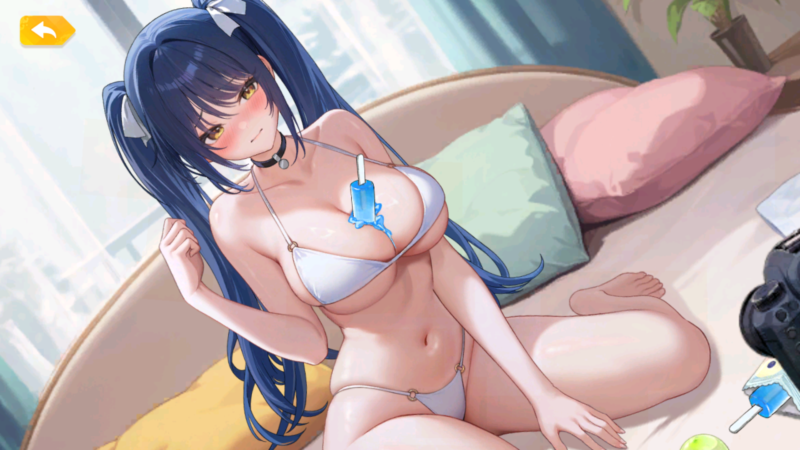 少女ウォーズの花嫁稲姫脱衣状態おっぱいタップ1